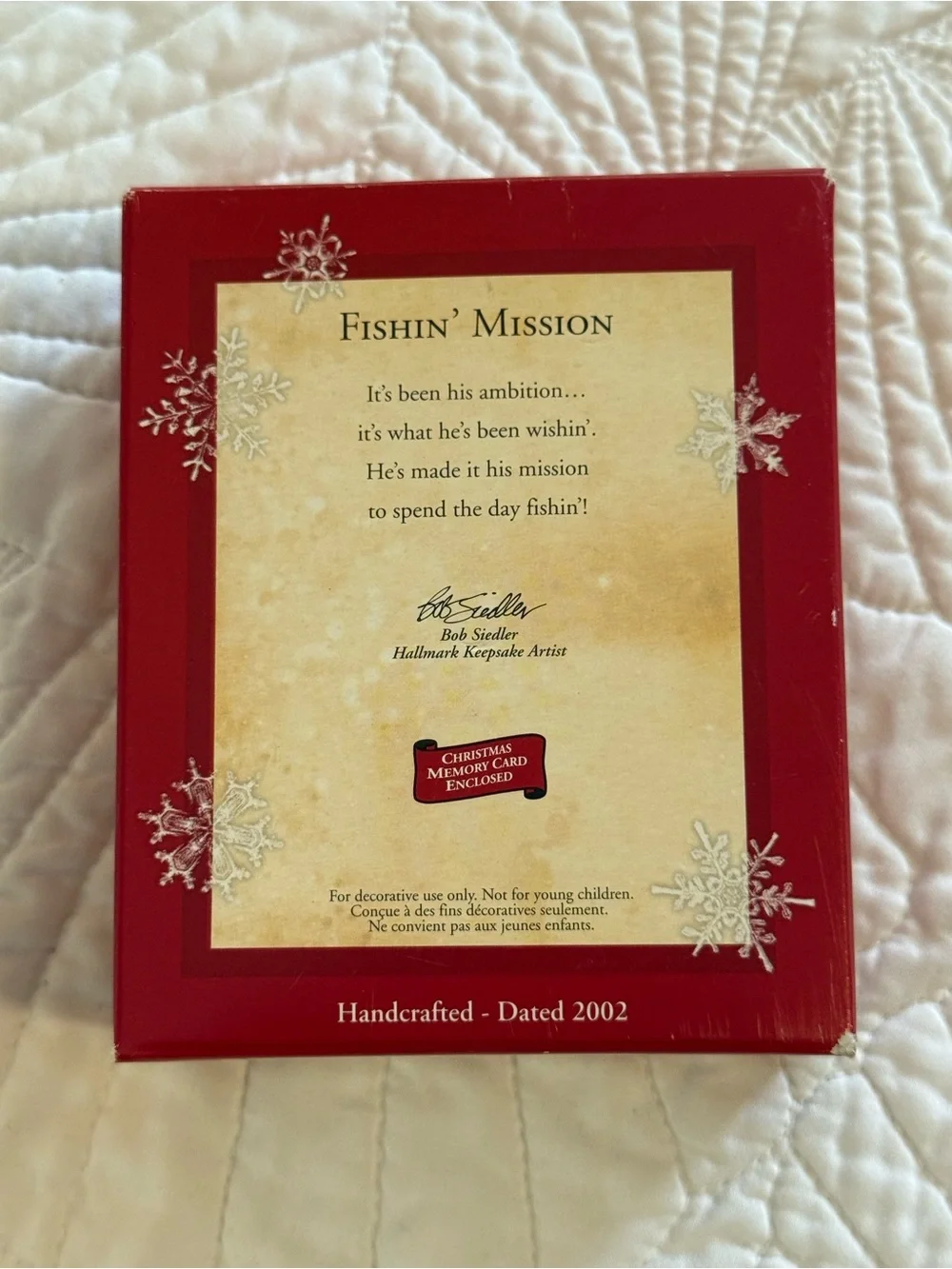 Hallmark Keepsake Ornament - Fishin’ Mission